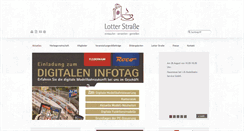 Desktop Screenshot of lotterstrasse.de